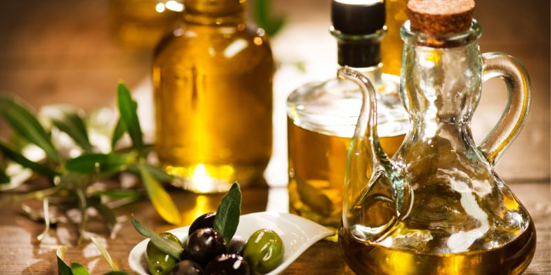 Olive Oil In Bottles