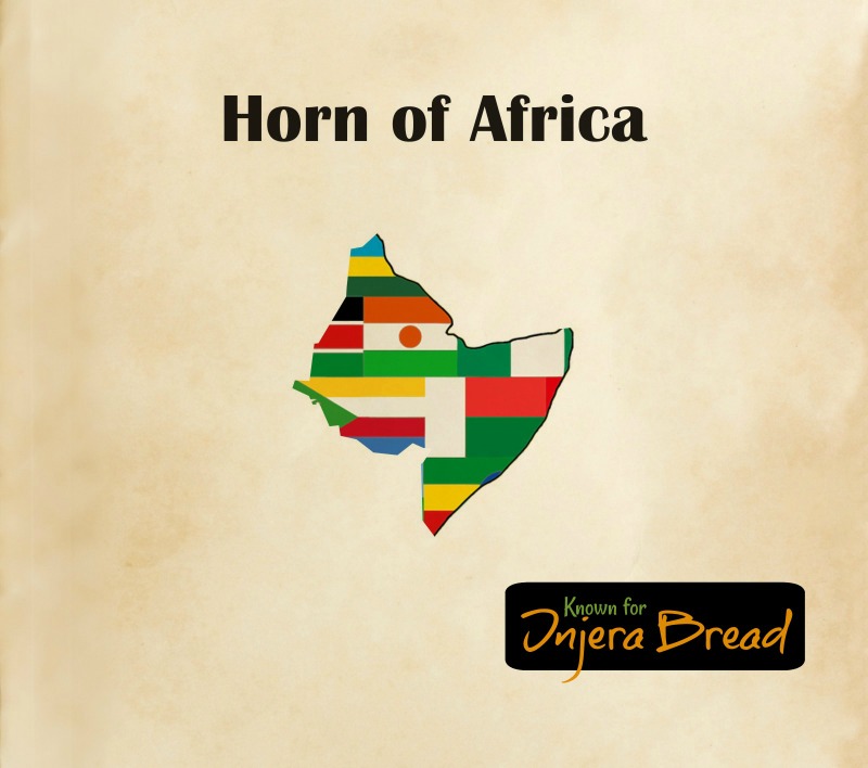 Horn of African Cuisine Map