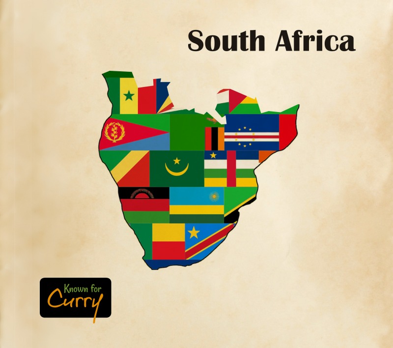 South African Cuisine Map