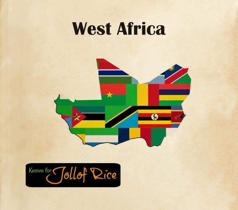 West African Cuisine Map