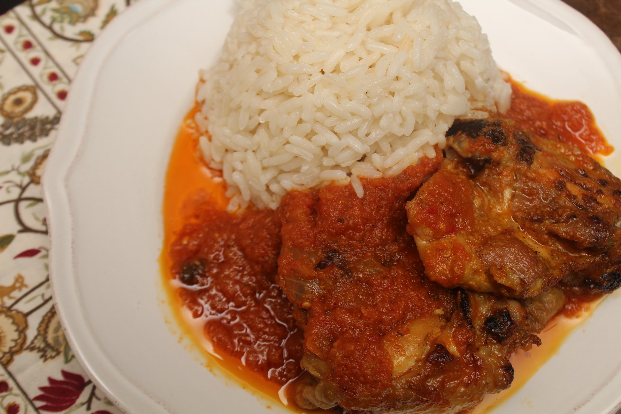 Rice and stew