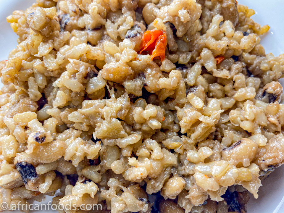 Rice and black-eyed beans