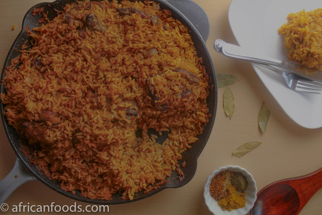 Oven baked rice dish