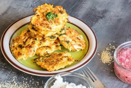 Rice and Vegetable Fritters